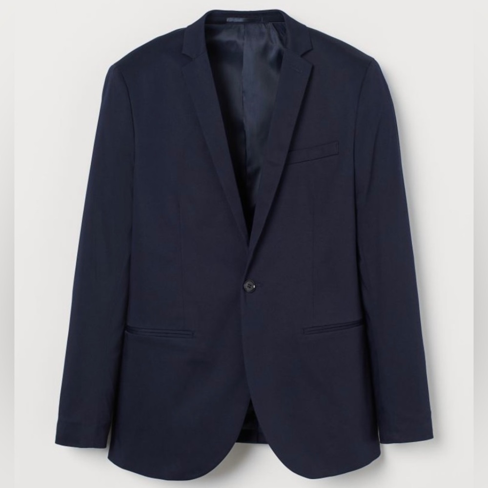 Men’s H&M Navy Suit (NEW)